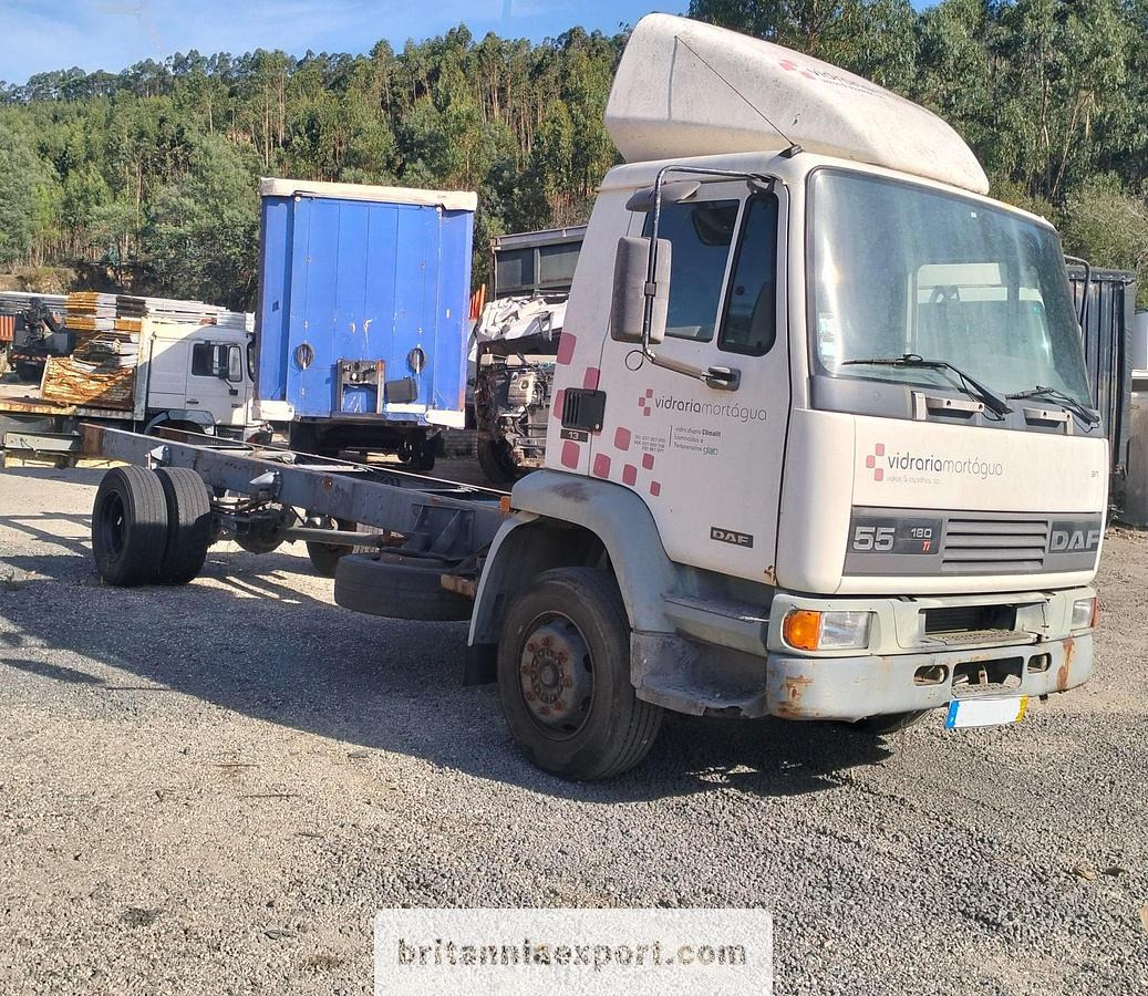 DAF 55 180 TI | 15 Ton | Euro 2 | ZF Manual | On springs | - משאית עם שלדת תא: תמונה 2 DAF 55 180 TI | 15 Ton | Euro 2 | ZF Manual | On springs | - משאית עם שלדת תא: תמונה 2