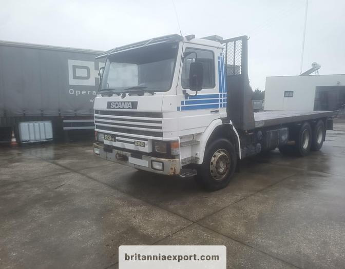 SCANIA P93H 280 6x2 10 Tyres Flatbed Truck – 26 Ton | On springs - משאית צד נופל/ שטוחה: תמונה 3 SCANIA P93H 280 6x2 10 Tyres Flatbed Truck – 26 Ton | On springs - משאית צד נופל/ שטוחה: תמונה 3