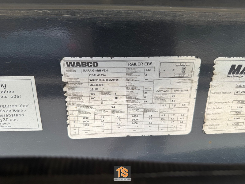 Mafa - MILCH TANK - 3 COMPARTIMENTEN - 30.000LITER - BELGIUM TOP - סמיטריילר מכל: תמונה 5 Mafa - MILCH TANK - 3 COMPARTIMENTEN - 30.000LITER - BELGIUM TOP - סמיטריילר מכל: תמונה 5