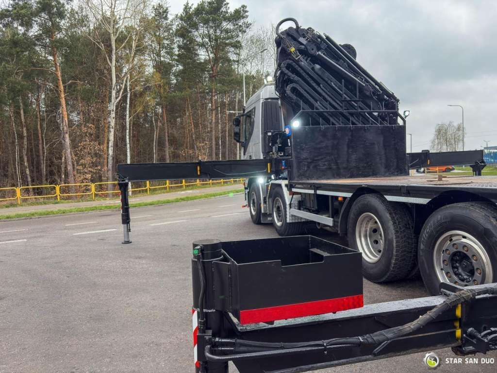 משאית מנוף Iveco  STRALIS AS320S50Y 8x2 HMF 8520-0K6 FLY JIB Winc: תמונה 11