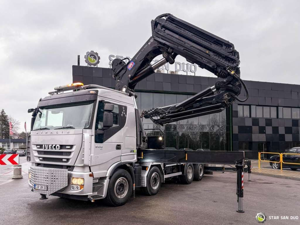 Iveco STRALIS AS320S50Y 8x2 HMF 8520-0K6 FLY JIB Winc - משאית מנוף: תמונה 2 Iveco STRALIS AS320S50Y 8x2 HMF 8520-0K6 FLY JIB Winc - משאית מנוף: תמונה 2