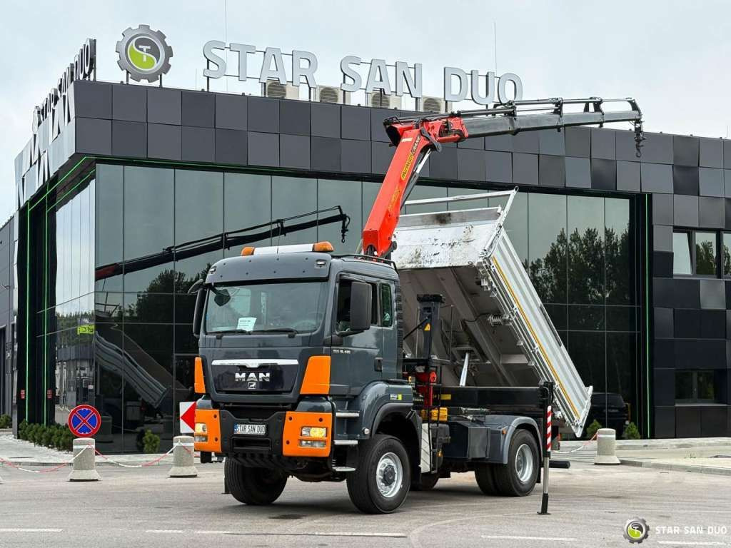 MAN TGS 18.480 PALFINGER PK 16502 HDS Crane,Kipper - משאית מנוף: תמונה 2 MAN TGS 18.480 PALFINGER PK 16502 HDS Crane,Kipper - משאית מנוף: תמונה 2