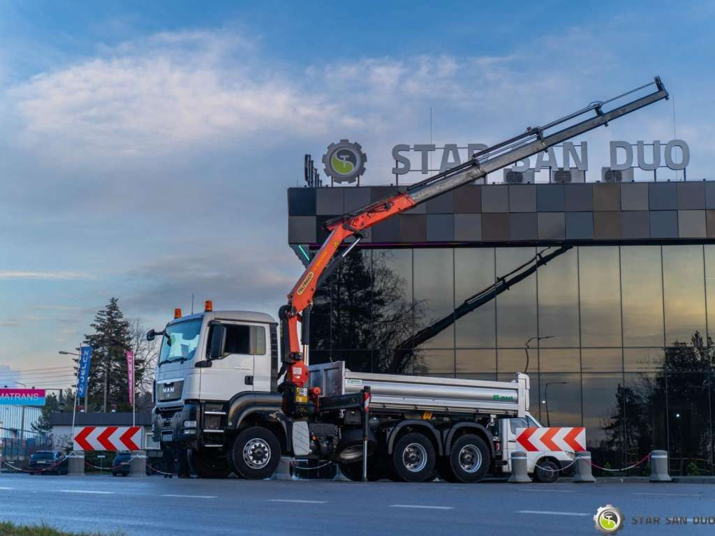 MAN TGS 26.360 6x6 PALFINGER PK 18001 EH Crane Kipe - משאית מנוף: תמונה 3 MAN TGS 26.360 6x6 PALFINGER PK 18001 EH Crane Kipe - משאית מנוף: תמונה 3
