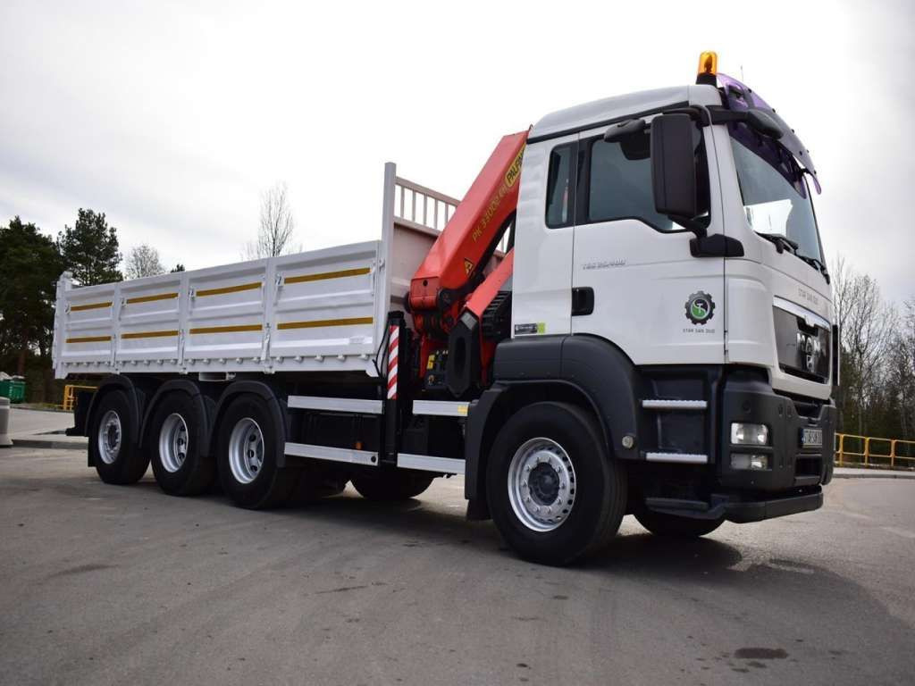 MAN TGS 35.400 8X4 PALFINGER PK 33002 CRANE KIPPER - משאית מנוף: תמונה 3 MAN TGS 35.400 8X4 PALFINGER PK 33002 CRANE KIPPER - משאית מנוף: תמונה 3