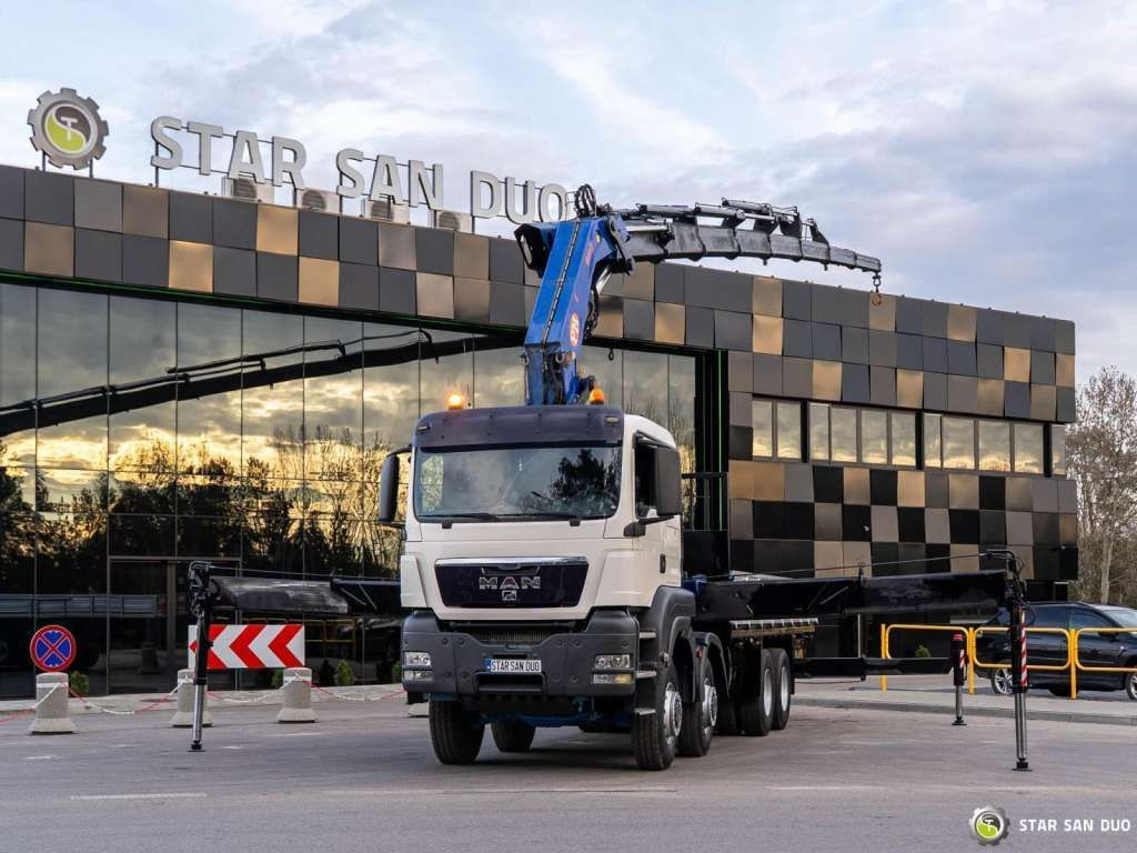 MAN TGS 41.480 8x8 PM 85SP HDS Crane - משאית מנוף: תמונה 1 MAN TGS 41.480 8x8 PM 85SP HDS Crane - משאית מנוף: תמונה 1