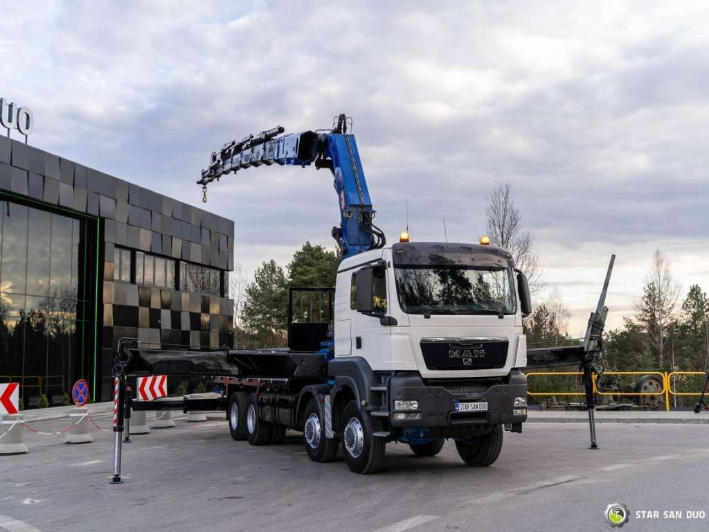 MAN TGS 41.480 8x8 PM 85SP HDS Crane - משאית מנוף: תמונה 3 MAN TGS 41.480 8x8 PM 85SP HDS Crane - משאית מנוף: תמונה 3