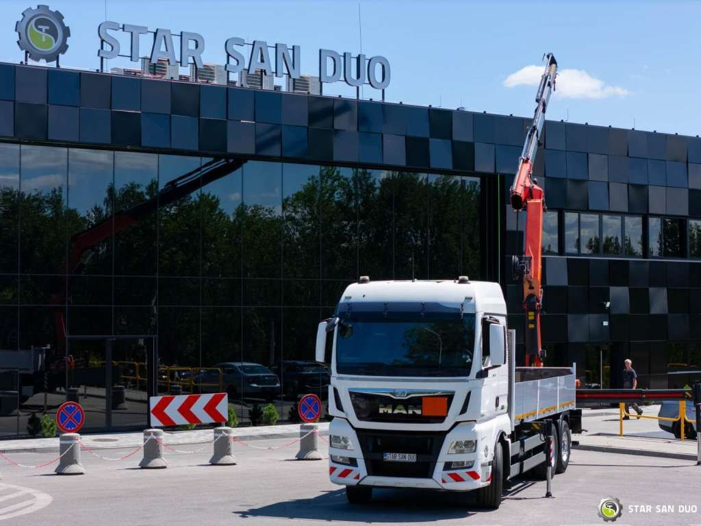 MAN TGX 26.480 6x2 PALFINGER PK 33002 EH Crane Winc - משאית מנוף: תמונה 1 MAN TGX 26.480 6x2 PALFINGER PK 33002 EH Crane Winc - משאית מנוף: תמונה 1