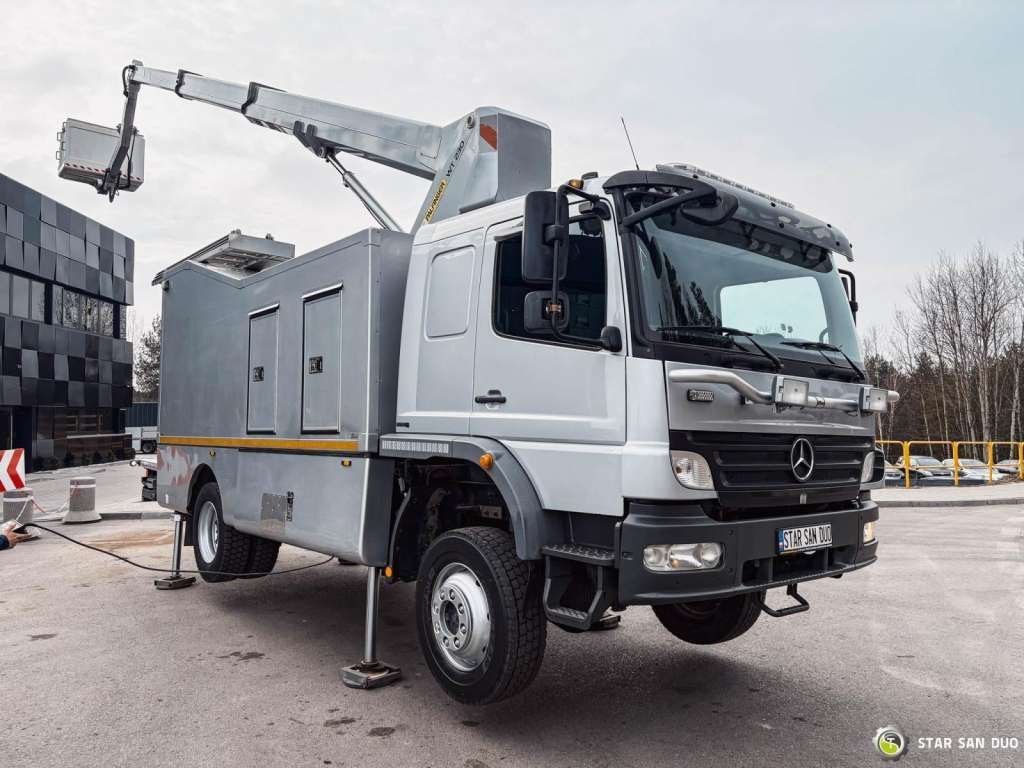 Mercedes-Benz 1529 4x4 Atego Lift Palfinger Wumag WT 230 - פלטפורמה אווירית מותקנת על משאית: תמונה 4 Mercedes-Benz 1529 4x4 Atego Lift Palfinger Wumag WT 230 - פלטפורמה אווירית מותקנת על משאית: תמונה 4