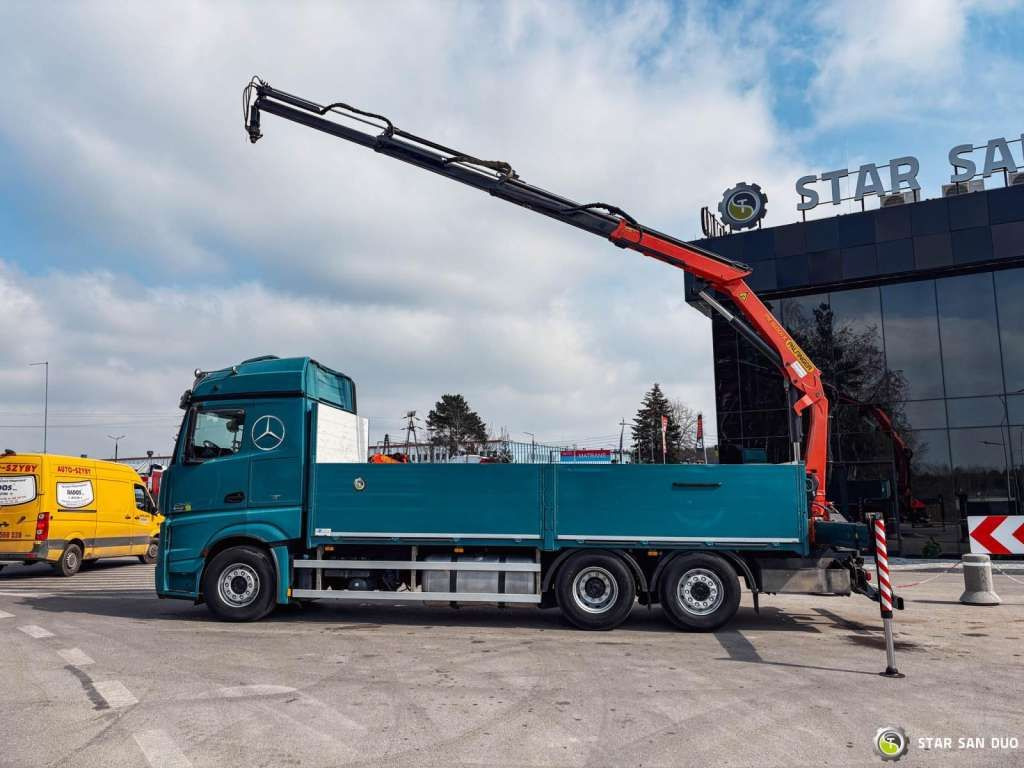 Mercedes-Benz ACTROS 2545 6x2 Palfinger PK 16001 HDS Crane Mercedes-Benz ACTROS 2545 6x2 Palfinger PK 16001 HDS Crane - משאית מנוף, משאית צד נופל/ שטוחה: תמונה 4 Mercedes-Benz ACTROS 2545 6x2 Palfinger PK 16001 HDS Crane Mercedes-Benz ACTROS 2545 6x2 Palfinger PK 16001 HDS Crane - משאית מנוף, משאית צד נופל/ שטוחה: תמונה 4