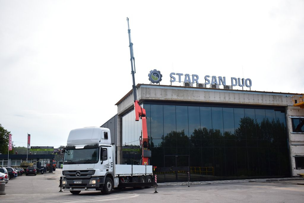 Mercedes-Benz ACTROS 2546 6x2 Palfinger PK 50002 EURO 5 Cran . - משאית מנוף, משאית צד נופל/ שטוחה: תמונה 1 Mercedes-Benz ACTROS 2546 6x2 Palfinger PK 50002 EURO 5 Cran . - משאית מנוף, משאית צד נופל/ שטוחה: תמונה 1