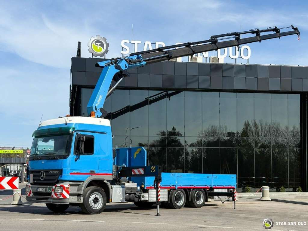 Mercedes-Benz ACTROS 2646L 6x4 PALFINGER 36002 Crane Winch - משאית מנוף: תמונה 1 Mercedes-Benz ACTROS 2646L 6x4 PALFINGER 36002 Crane Winch - משאית מנוף: תמונה 1