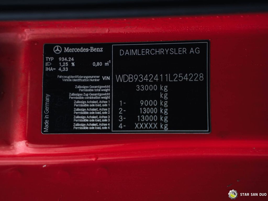 יחידת טרקטור Mercedes-Benz ACTROS 2648 6x4 PALFINGER PK 29002 EURO 5 JIB: תמונה 17
