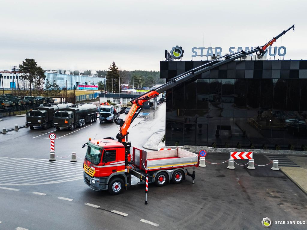 Mercedes-Benz ACTROS 2648 6x4 PALFINGER PK 29002 EURO 5 JIB - משאית מנוף, משאית צד נופל/ שטוחה: תמונה 5 Mercedes-Benz ACTROS 2648 6x4 PALFINGER PK 29002 EURO 5 JIB - משאית מנוף, משאית צד נופל/ שטוחה: תמונה 5