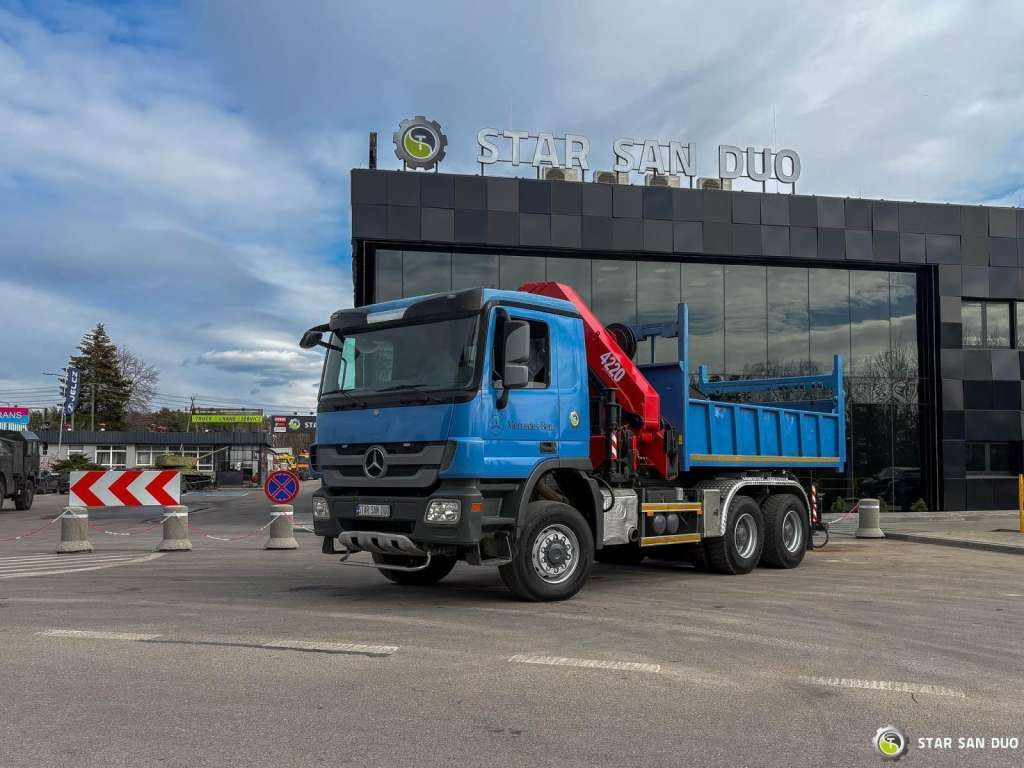 חָדָשׁ מזהיר Mercedes-Benz  ACTROS 3341 6x6 HMF 4220 K4 CRANE KIPPER: תמונה 11