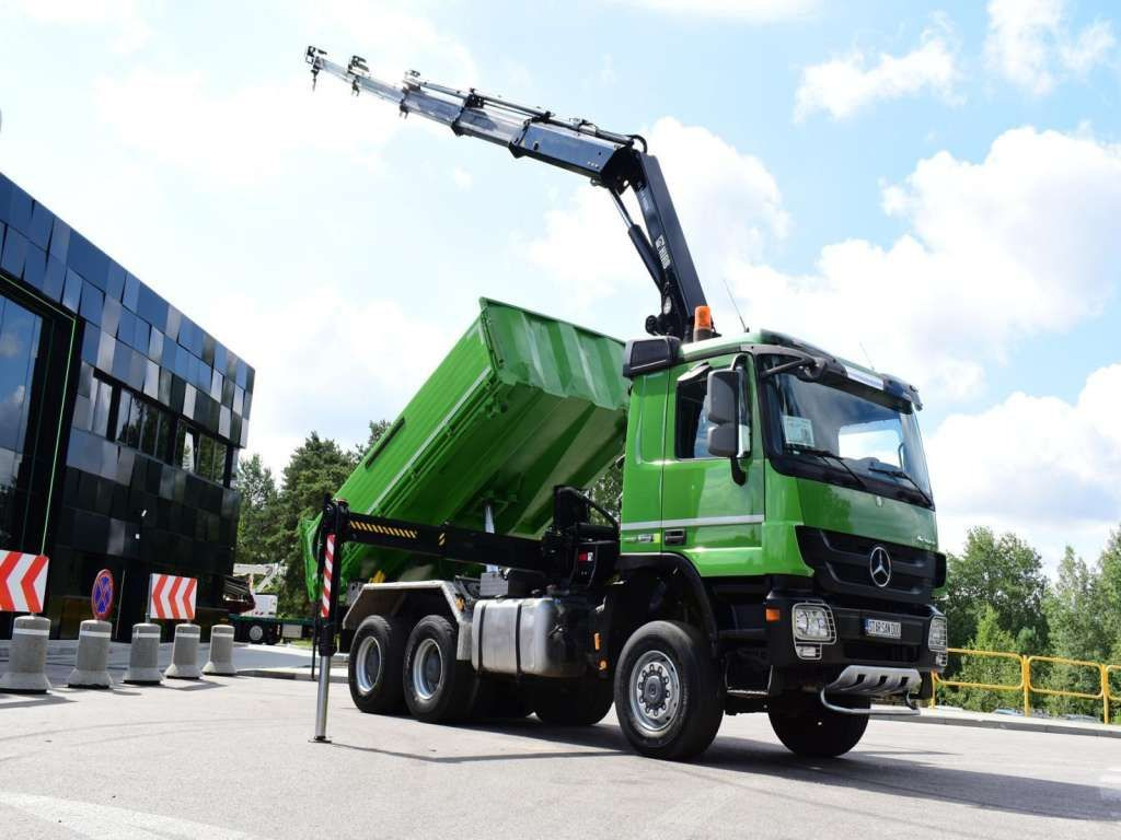 Mercedes-Benz ACTROS 3346 6x6 HIAB 244EP-4 Crane Kipper - משאית מנוף: תמונה 2 Mercedes-Benz ACTROS 3346 6x6 HIAB 244EP-4 Crane Kipper - משאית מנוף: תמונה 2
