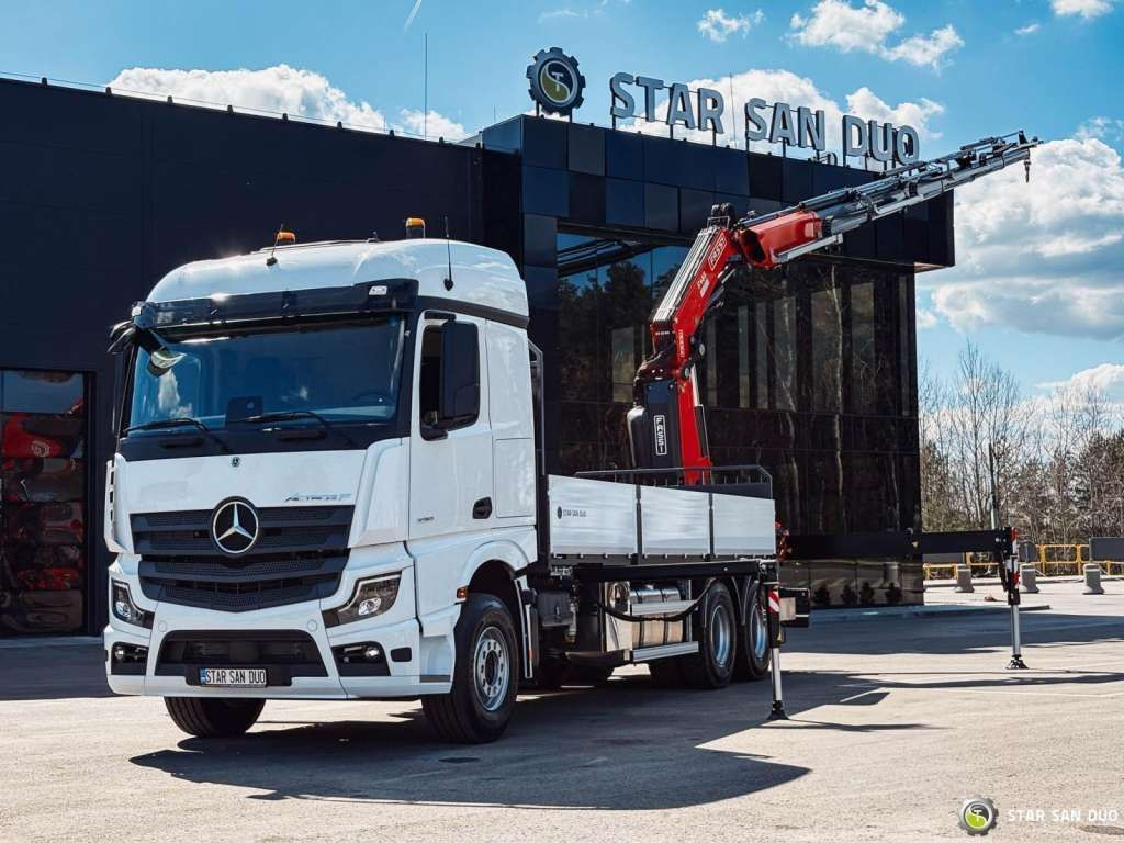 Mercedes-Benz ACTROS 3351 NEW 6x4 Fassi F485 Crane - משאית מנוף: תמונה 1 Mercedes-Benz ACTROS 3351 NEW 6x4 Fassi F485 Crane - משאית מנוף: תמונה 1