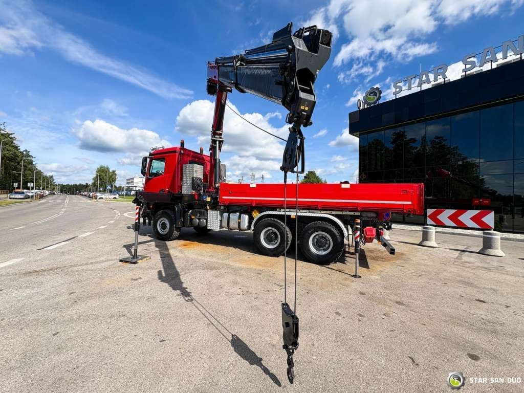 Mercedes-Benz AROCS 3345 6x6 HMF 3220 Winch Crane tipper - משאית מנוף: תמונה 4 Mercedes-Benz AROCS 3345 6x6 HMF 3220 Winch Crane tipper - משאית מנוף: תמונה 4