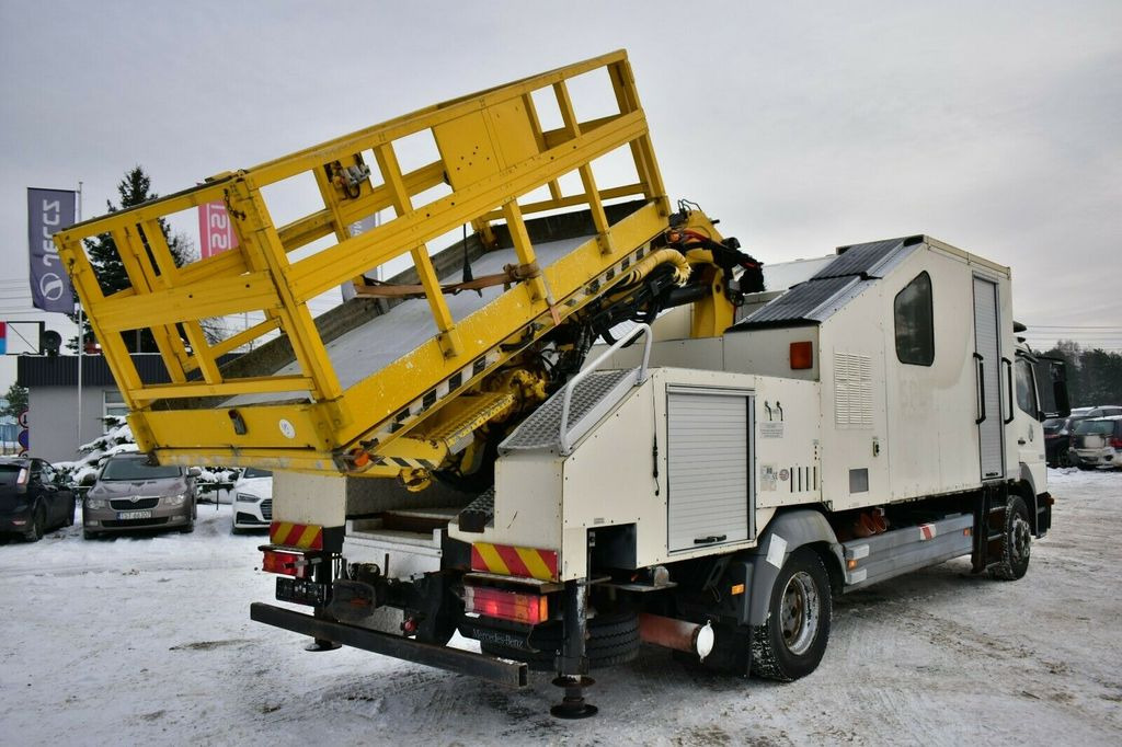 פלטפורמה אווירית מותקנת על משאית Mercedes-Benz ATEGO 1323 PK 8000T RAIL Platform: תמונה 6