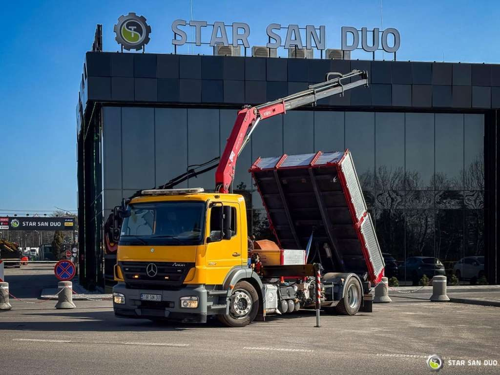 Mercedes-Benz AXOR 1824 4x2 HMF 975 HDS Crane Rotator Kipper Mercedes-Benz AXOR 1824 4x2 HMF 975 HDS Crane Rotator Kipper - מזהיר: תמונה 1 Mercedes-Benz AXOR 1824 4x2 HMF 975 HDS Crane Rotator Kipper Mercedes-Benz AXOR 1824 4x2 HMF 975 HDS Crane Rotator Kipper - מזהיר: תמונה 1