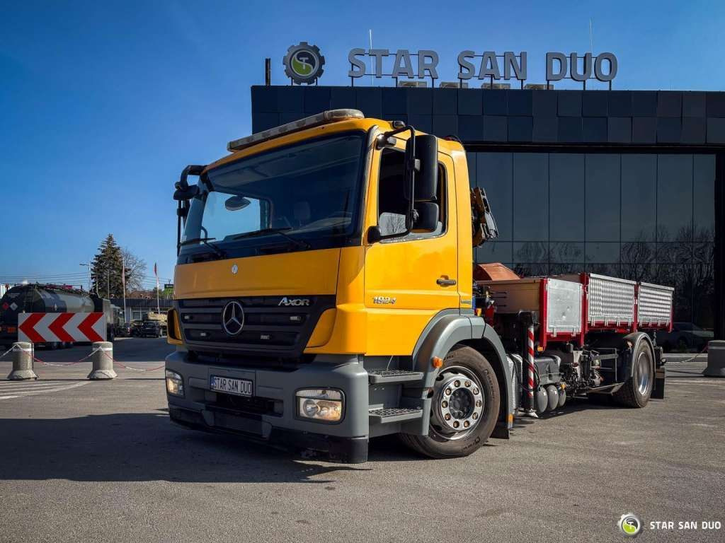 Mercedes-Benz AXOR 1824 4x2 HMF 975 HDS Crane Rotator Kipper Mercedes-Benz AXOR 1824 4x2 HMF 975 HDS Crane Rotator Kipper - מזהיר: תמונה 3 Mercedes-Benz AXOR 1824 4x2 HMF 975 HDS Crane Rotator Kipper Mercedes-Benz AXOR 1824 4x2 HMF 975 HDS Crane Rotator Kipper - מזהיר: תמונה 3