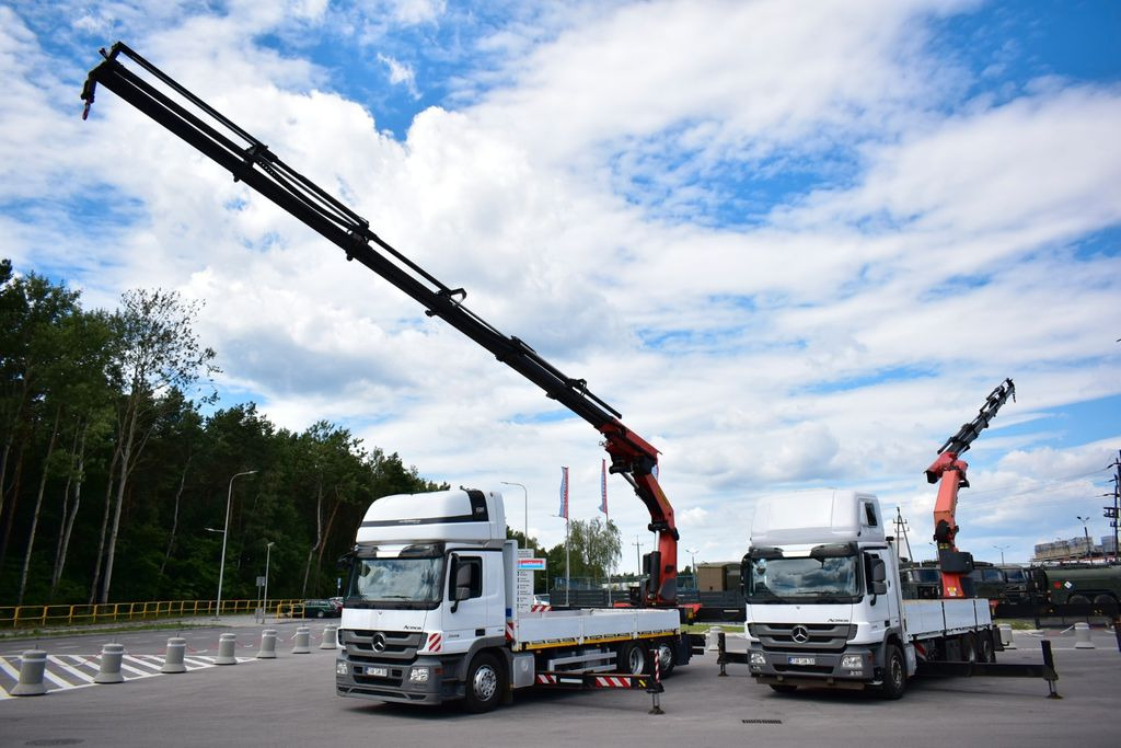 Mercedes-Benz Actros 2546 6x2 Palfinger PK 53002 Crane Kran - משאית מנוף, משאית צד נופל/ שטוחה: תמונה 4 Mercedes-Benz Actros 2546 6x2 Palfinger PK 53002 Crane Kran - משאית מנוף, משאית צד נופל/ שטוחה: תמונה 4