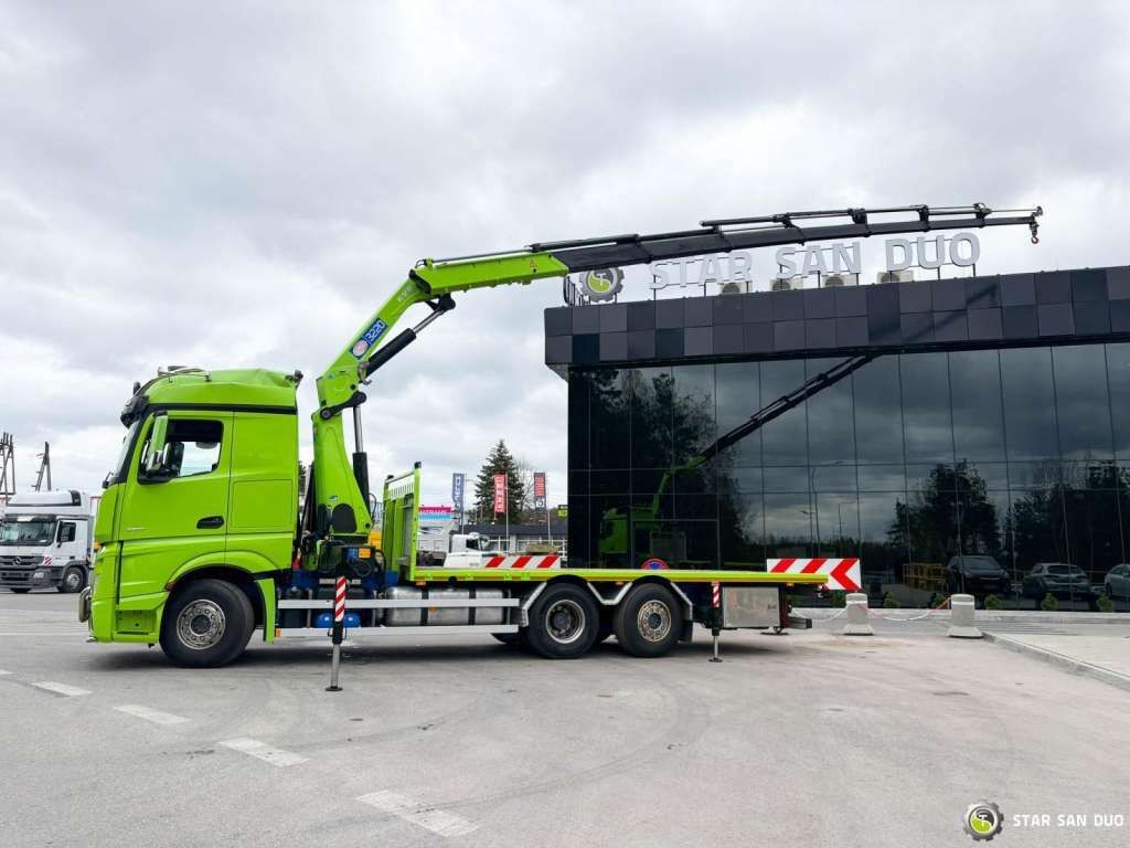 Mercedes-Benz Actros 6x2 HMF 3220 K7 Crane Mercedes-Benz Actros 6x2 HMF 3220 K7 Crane - משאית מנוף, משאית צד נופל/ שטוחה: תמונה 3 Mercedes-Benz Actros 6x2 HMF 3220 K7 Crane Mercedes-Benz Actros 6x2 HMF 3220 K7 Crane - משאית מנוף, משאית צד נופל/ שטוחה: תמונה 3