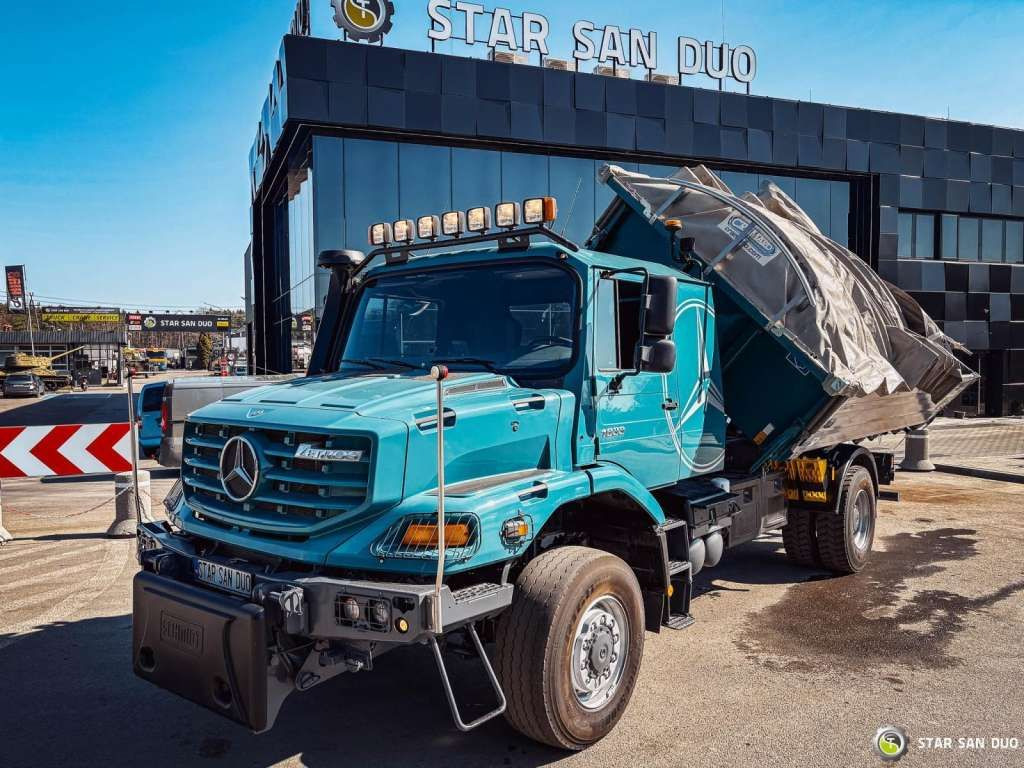 Mercedes-Benz Zetros 1833 4x4 Kipper Camper Chassis - מזהיר: תמונה 5 Mercedes-Benz Zetros 1833 4x4 Kipper Camper Chassis - מזהיר: תמונה 5