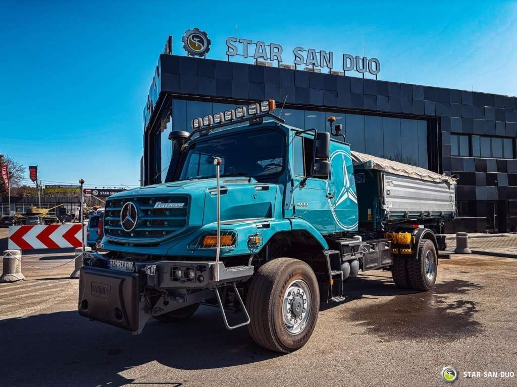 Mercedes-Benz Zetros 1833 4x4 Kipper Camper Chassis - מזהיר: תמונה 3 Mercedes-Benz Zetros 1833 4x4 Kipper Camper Chassis - מזהיר: תמונה 3