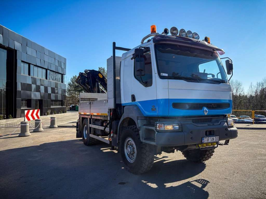 Renault KERAX 270 4x4 PALFINGER PK 16502 CRANE WINCH - משאית מנוף, משאית צד נופל/ שטוחה: תמונה 2 Renault KERAX 270 4x4 PALFINGER PK 16502 CRANE WINCH - משאית מנוף, משאית צד נופל/ שטוחה: תמונה 2