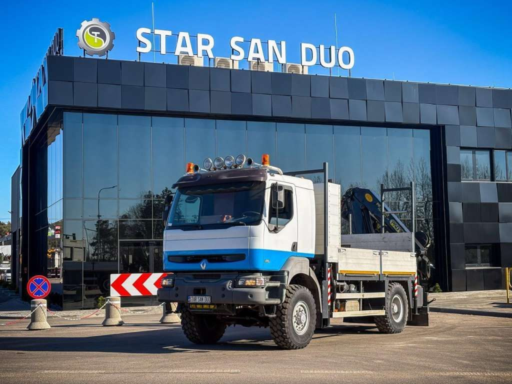 Renault KERAX 270 4x4 PALFINGER PK 16502 CRANE WINCH - משאית מנוף, משאית צד נופל/ שטוחה: תמונה 5 Renault KERAX 270 4x4 PALFINGER PK 16502 CRANE WINCH - משאית מנוף, משאית צד נופל/ שטוחה: תמונה 5