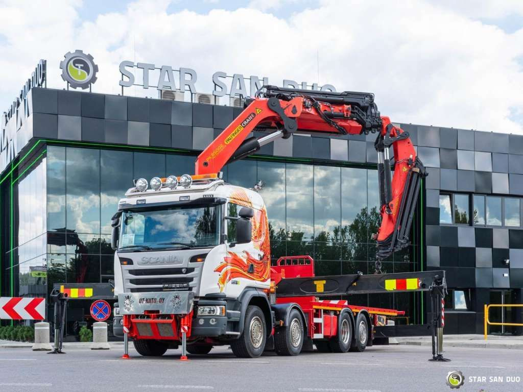 Scania G450 8x2 PALFINGER PK 85002 Fly Jib Winch - משאית מנוף: תמונה 5 Scania G450 8x2 PALFINGER PK 85002 Fly Jib Winch - משאית מנוף: תמונה 5