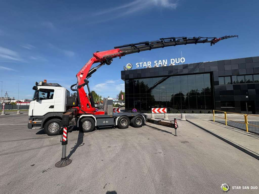 Scania R420 8x4 FASSI F1300 AXP Crane FLY JIB Euro 4 - משאית מנוף: תמונה 5 Scania R420 8x4 FASSI F1300 AXP Crane FLY JIB Euro 4 - משאית מנוף: תמונה 5