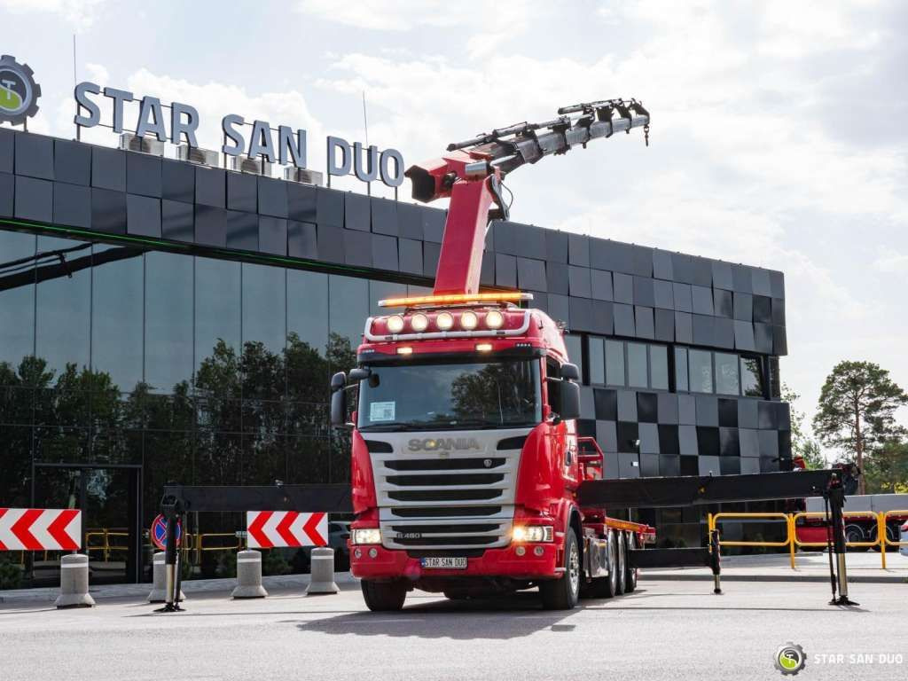 Scania R450 8x4 Palfinger PK 65002 SH HDS Crane - משאית מנוף: תמונה 2 Scania R450 8x4 Palfinger PK 65002 SH HDS Crane - משאית מנוף: תמונה 2