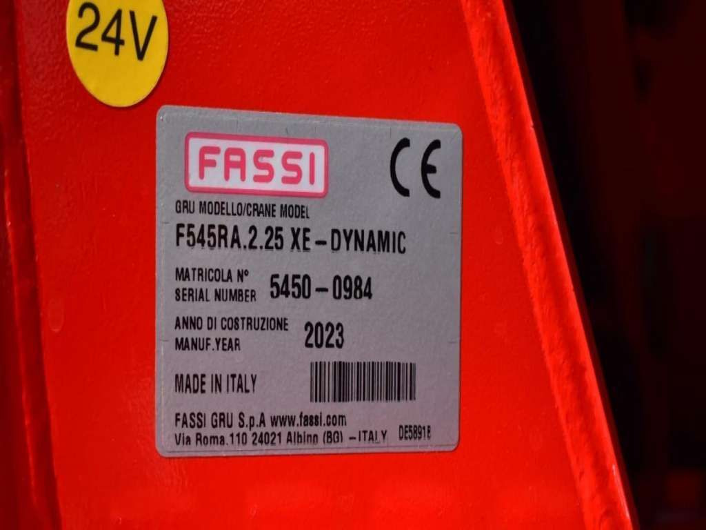 משאית מנוף Volvo  FH 500 6x2 FASSI F545R.A.2.25 CRANE KRAN NEW !!: תמונה 15