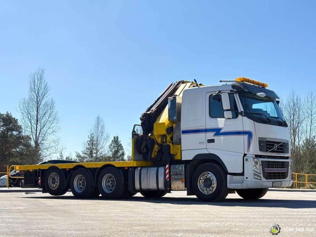 Volvo FH 520 8x4 HMF ODIN K6 EURO 5 FLY JIB Crane - משאית מנוף: תמונה 5 Volvo FH 520 8x4 HMF ODIN K6 EURO 5 FLY JIB Crane - משאית מנוף: תמונה 5