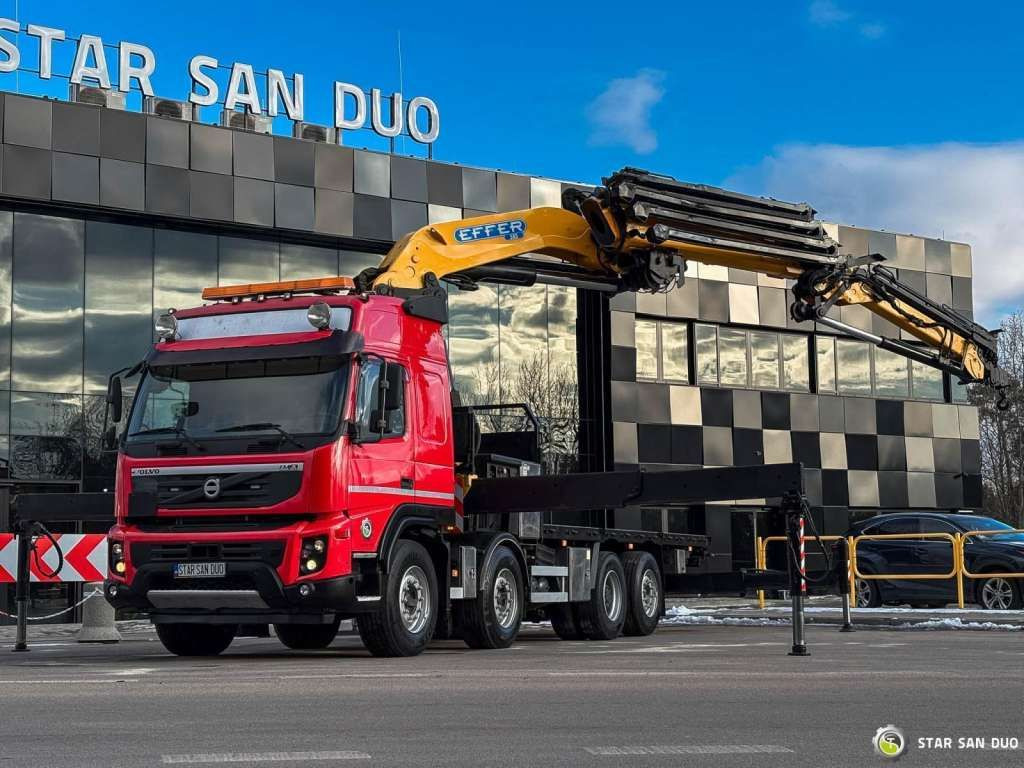 Volvo FMX 500 8x2 Effer 585 Fly Jib Winch Crane Kran Volvo FMX 500 8x2 Effer 585 Fly Jib Winch Crane Kran - משאית מנוף, משאית צד נופל/ שטוחה: תמונה 2 Volvo FMX 500 8x2 Effer 585 Fly Jib Winch Crane Kran Volvo FMX 500 8x2 Effer 585 Fly Jib Winch Crane Kran - משאית מנוף, משאית צד נופל/ שטוחה: תמונה 2