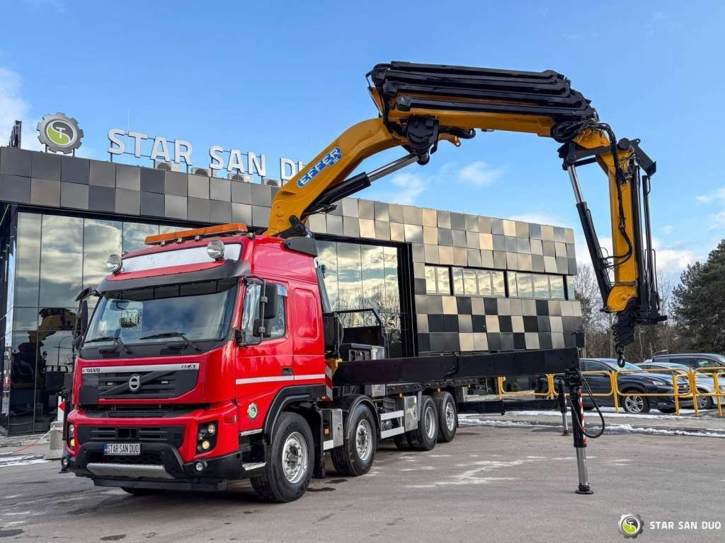 Volvo FMX 500 8x2 Effer 585 Fly Jib Winch Crane Kran Volvo FMX 500 8x2 Effer 585 Fly Jib Winch Crane Kran - משאית מנוף, משאית צד נופל/ שטוחה: תמונה 3 Volvo FMX 500 8x2 Effer 585 Fly Jib Winch Crane Kran Volvo FMX 500 8x2 Effer 585 Fly Jib Winch Crane Kran - משאית מנוף, משאית צד נופל/ שטוחה: תמונה 3
