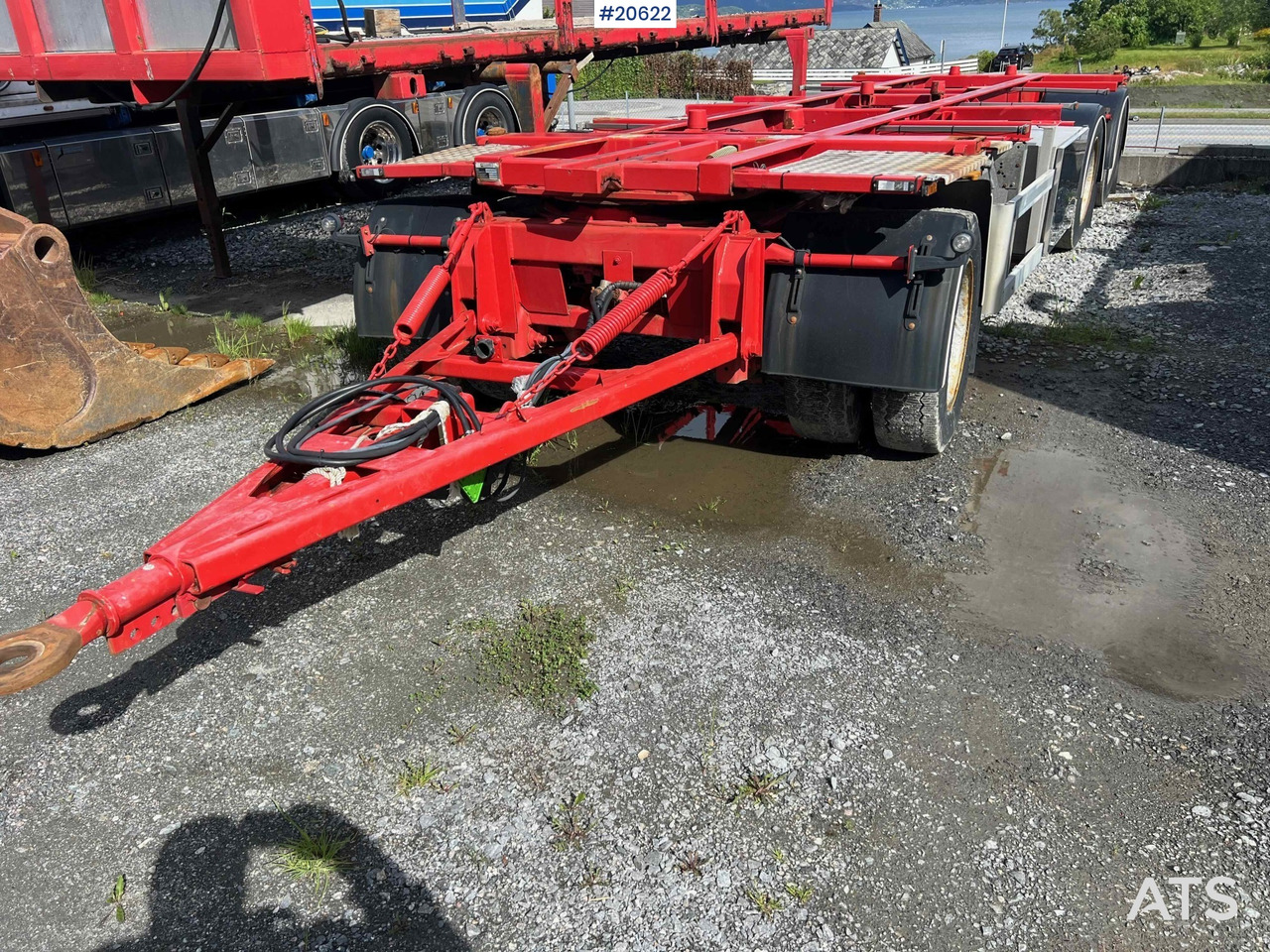 Ackermann Container 3 akslet - קרון נגרר מוביל מכולות/ החלפת גוף: תמונה 2 Ackermann Container 3 akslet - קרון נגרר מוביל מכולות/ החלפת גוף: תמונה 2