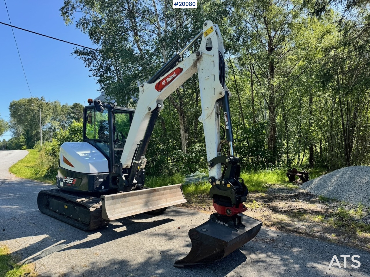 Bobcat E55Z - מיני מחפר: תמונה 4 Bobcat E55Z - מיני מחפר: תמונה 4