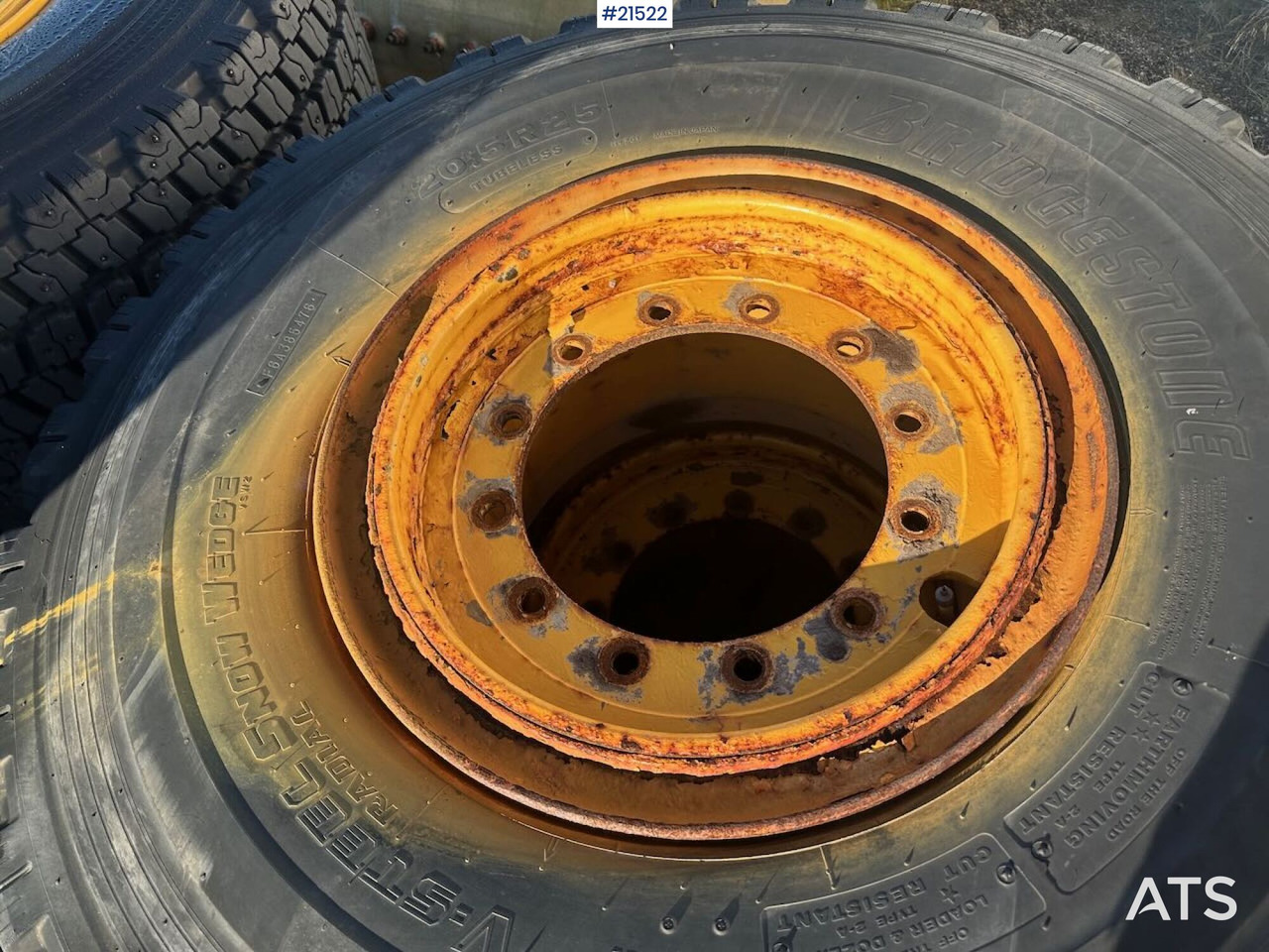 הַחכָּרָה Bridgestone hjullaster dekk til Volvo L110 Bridgestone hjullaster dekk til Volvo L110: תמונה 8