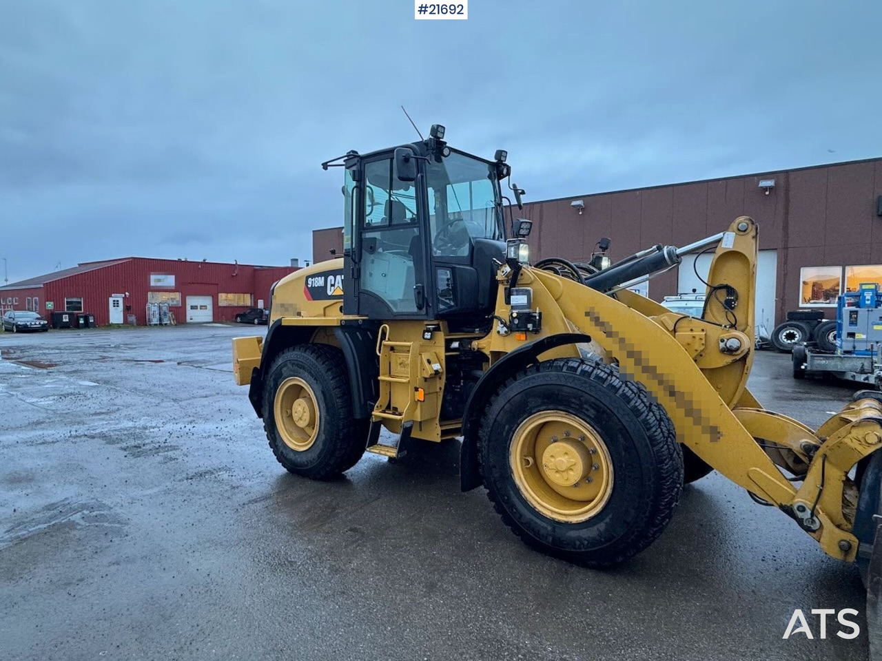 CAT 918M hjullaster m/ planering skuffe, klappvinge skuffe og snøfres. SE VIDEO - מעמיס גלגלים: תמונה 1 CAT 918M hjullaster m/ planering skuffe, klappvinge skuffe og snøfres. SE VIDEO - מעמיס גלגלים: תמונה 1