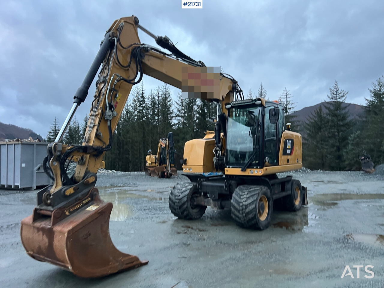 CAT M318F Hjulmaskin m/ oilquick og tannskuffe - מחפר גלגלים: תמונה 3 CAT M318F Hjulmaskin m/ oilquick og tannskuffe - מחפר גלגלים: תמונה 3