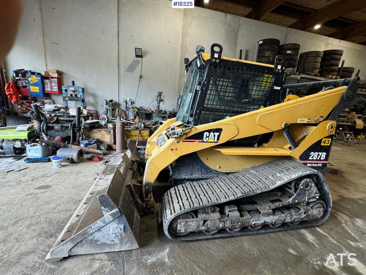 Caterpillar 287B - מעמיס היגוי החלקה: תמונה 2 Caterpillar 287B - מעמיס היגוי החלקה: תמונה 2