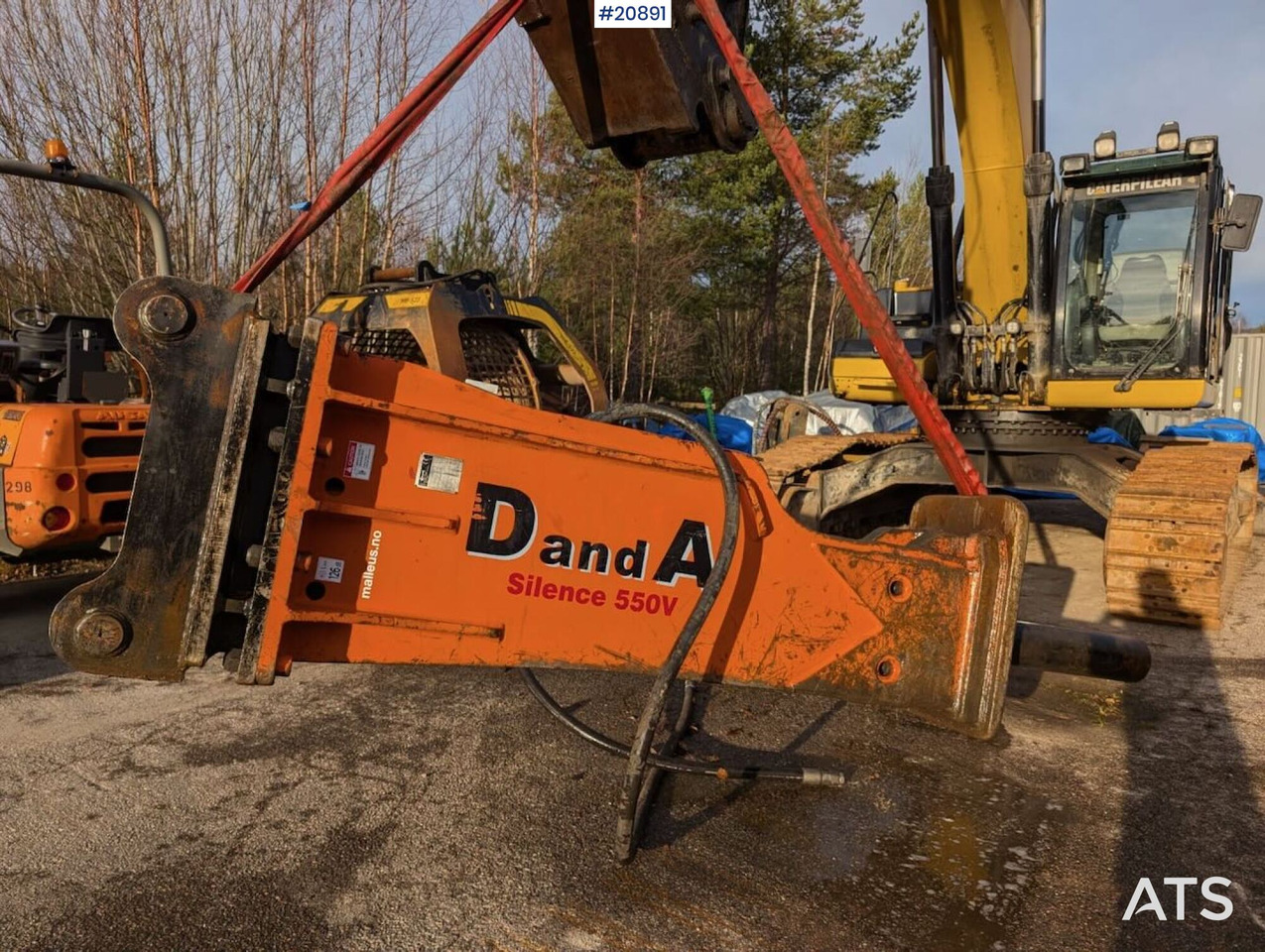 Danda Silence 550V - פטיש הידרולי עבור מכונת בנייה: תמונה 2 Danda Silence 550V - פטיש הידרולי עבור מכונת בנייה: תמונה 2