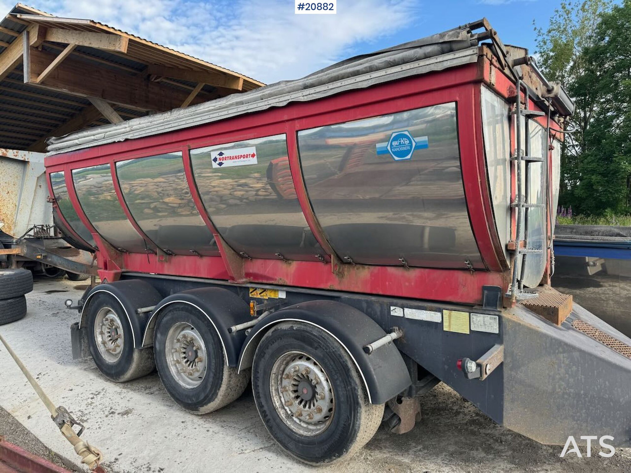 Engen Engen asfaltkjerre m/ kapell - קרון נגרר עם מזהיר: תמונה 2 Engen Engen asfaltkjerre m/ kapell - קרון נגרר עם מזהיר: תמונה 2