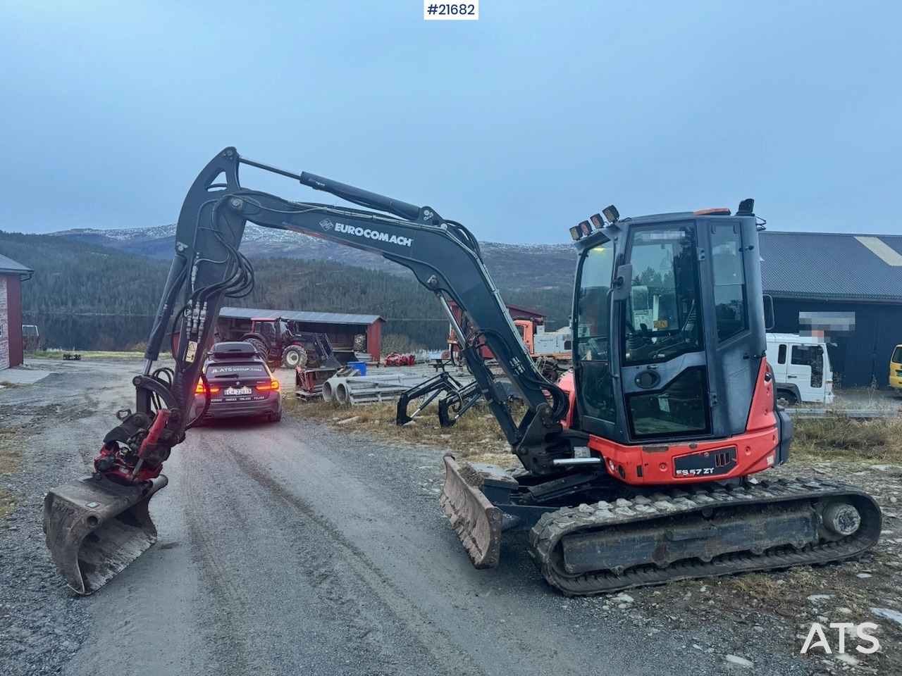 Euromach Eurocomach ES57 Beltegraver m/ Rototilt og 2 skuffer. 1920 timer. - מחפר סורק: תמונה 2 Euromach Eurocomach ES57 Beltegraver m/ Rototilt og 2 skuffer. 1920 timer. - מחפר סורק: תמונה 2