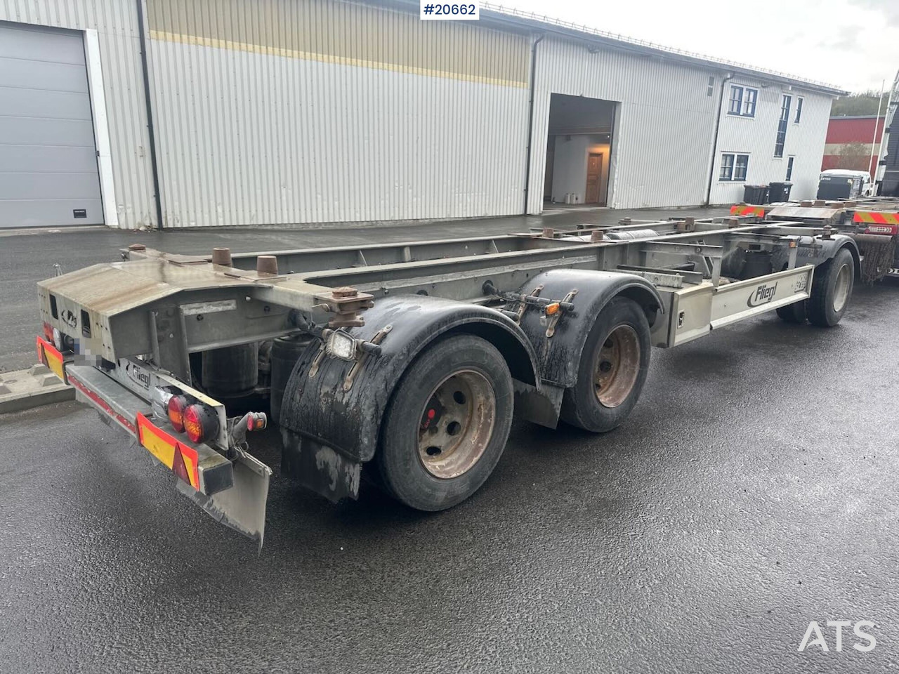 Fliegl containerhenger - קרון נגרר מוביל מכולות/ החלפת גוף: תמונה 3 Fliegl containerhenger - קרון נגרר מוביל מכולות/ החלפת גוף: תמונה 3