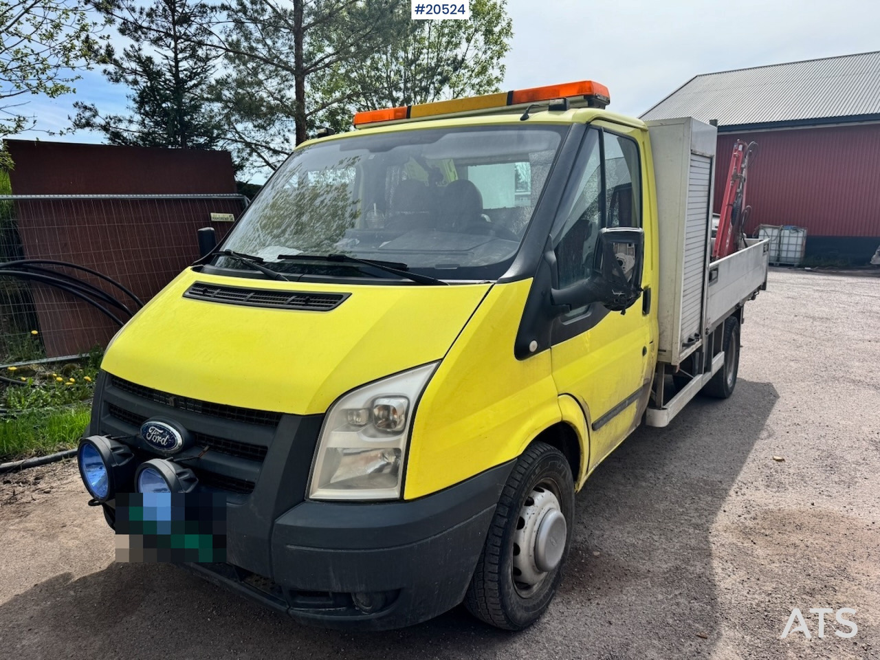 Ford Transit - כלי רכב מסחרי במיטה שטוחה, משאית מנוף: תמונה 1 Ford Transit - כלי רכב מסחרי במיטה שטוחה, משאית מנוף: תמונה 1