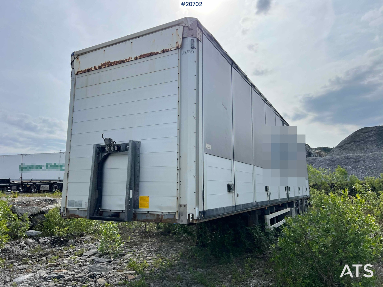 HRD 3 akslet - סמיטריילר בתיבה סגורה: תמונה 4 HRD 3 akslet - סמיטריילר בתיבה סגורה: תמונה 4