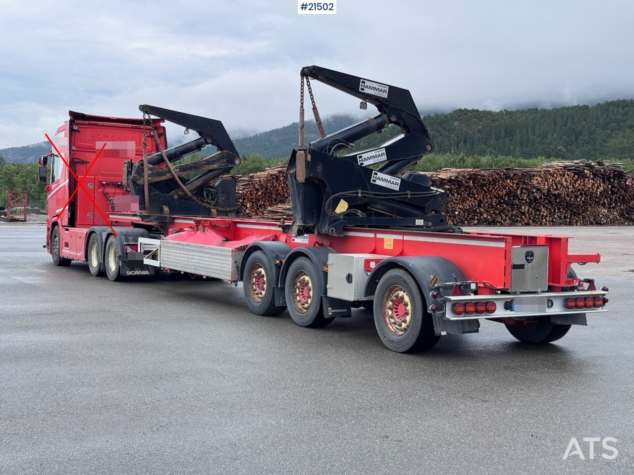 Hammar 195 S Sidelaster - סמיטריילר שלדה: תמונה 3 Hammar 195 S Sidelaster - סמיטריילר שלדה: תמונה 3